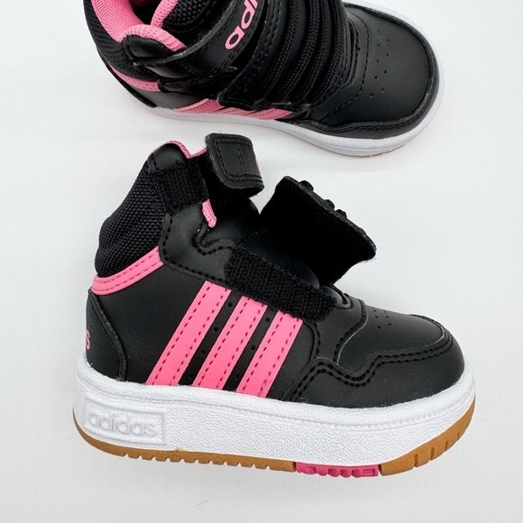 Adidas Hoops Mid 3.0 Basketball Shoes in Core Pink Fusion Baby Size 5 - Picture 11 of 11